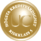 Högsta kreditvärde - UC - Riskklass 5